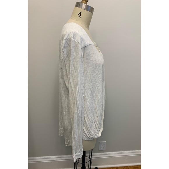 Derek Lam 10 Crosby Drape Front Top Oatmeal - Picture 3 of 12